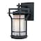 Maxim Lighting Oakville 1-Light 6.25" Wide Black Oxide Outdoor Wall Sconce 30482WGBO - alternate 1